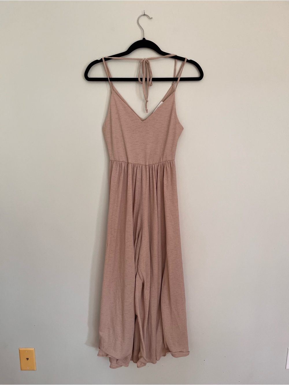 Carly Jean Los Angeles Capsule V‑Neck Jumpsuit with Tie Back